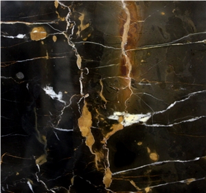 Black&Gold Portoro Slabs&Tiles Marble