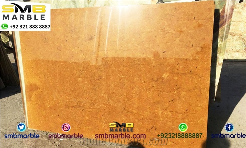 Inca Gold Double Polished Marble Tiles & Slabs