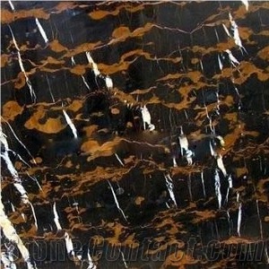 Pak Afghan Black and Gold Marble