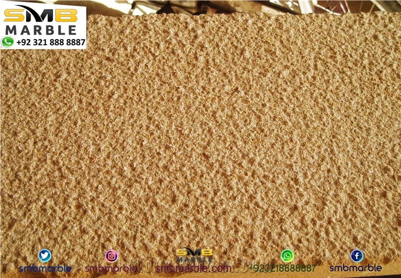 Sandstone Bush Hammered, Pakistan Beige Sandstone