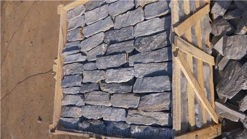 Blue Quartzite Loose Stone Exterior Wall Stone