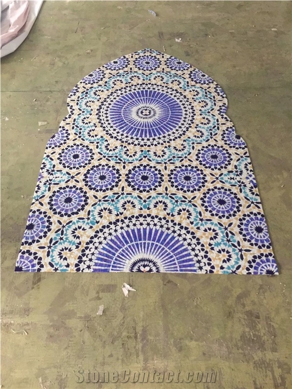 Glass Mosaic Medallion for Mosque Church Project