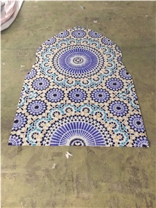 Glass Mosaic Medallion for Mosque Church Project