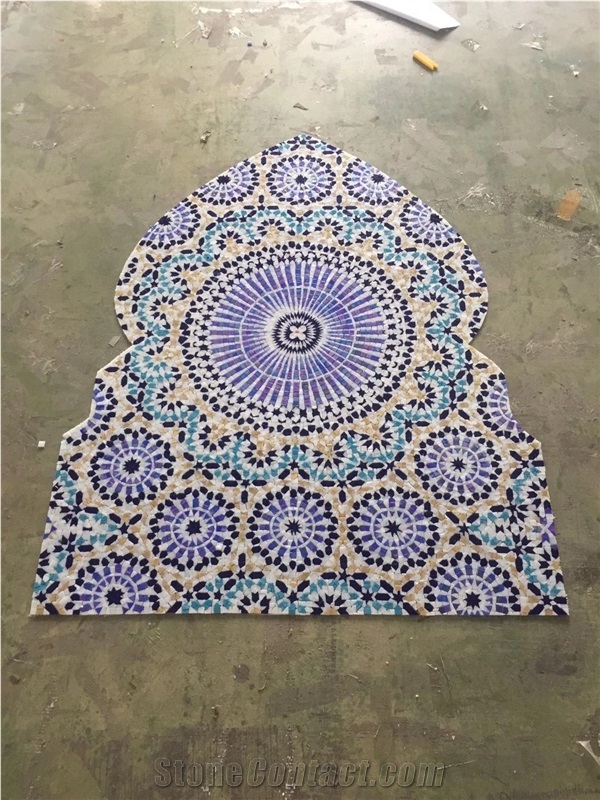 Multicolor Glass Medallion for All Projects