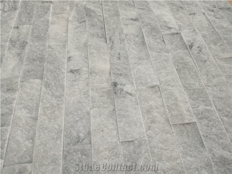 Crystal Grey Marble Wall Panel, Marble Veneer