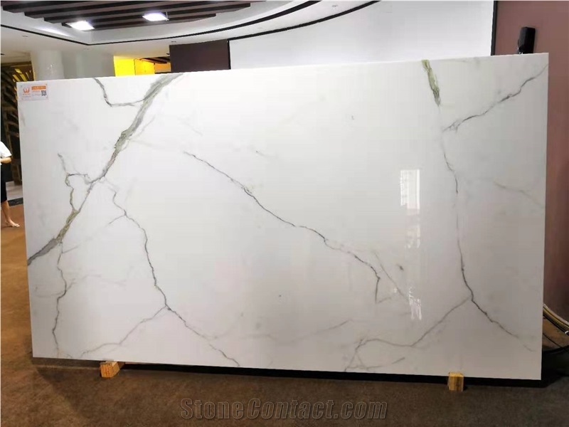 Carrara Nano Crystallized Glass Stone Slabs from China - StoneContact.com