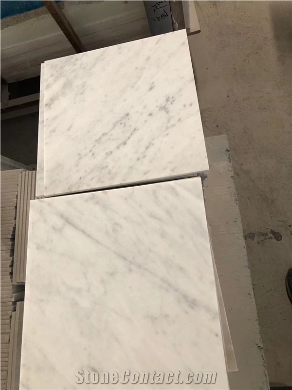 Carrara White Marble Polished Thin Floor Wall Tile
