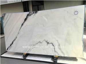 Cheap China Panda White Marble Slabs,Tiles