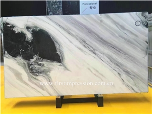 China Panda White Marble Slabs,Tiles