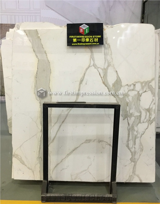 Italy Calacatta Gold Marble Slabs for Walling