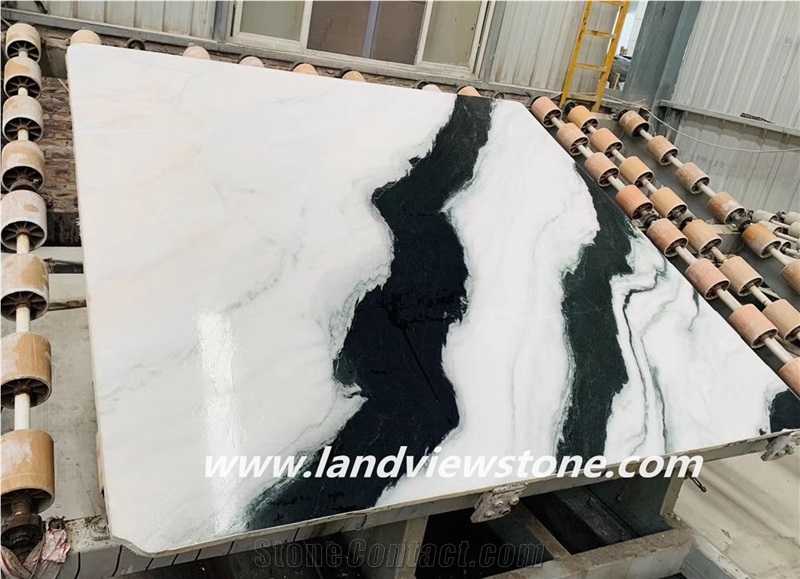 China Panda White Marble Countertop Kitchen Top