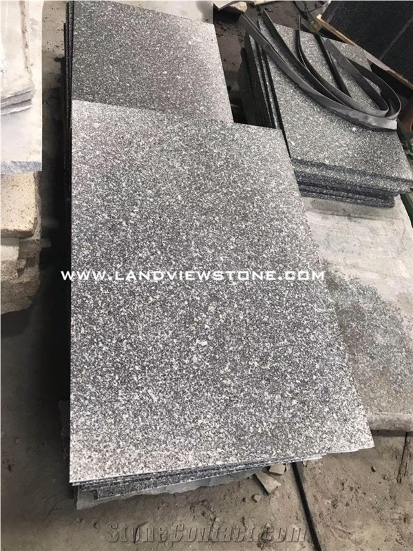 G654 Dark Grey Granite Outdoor Floor Paving Stone