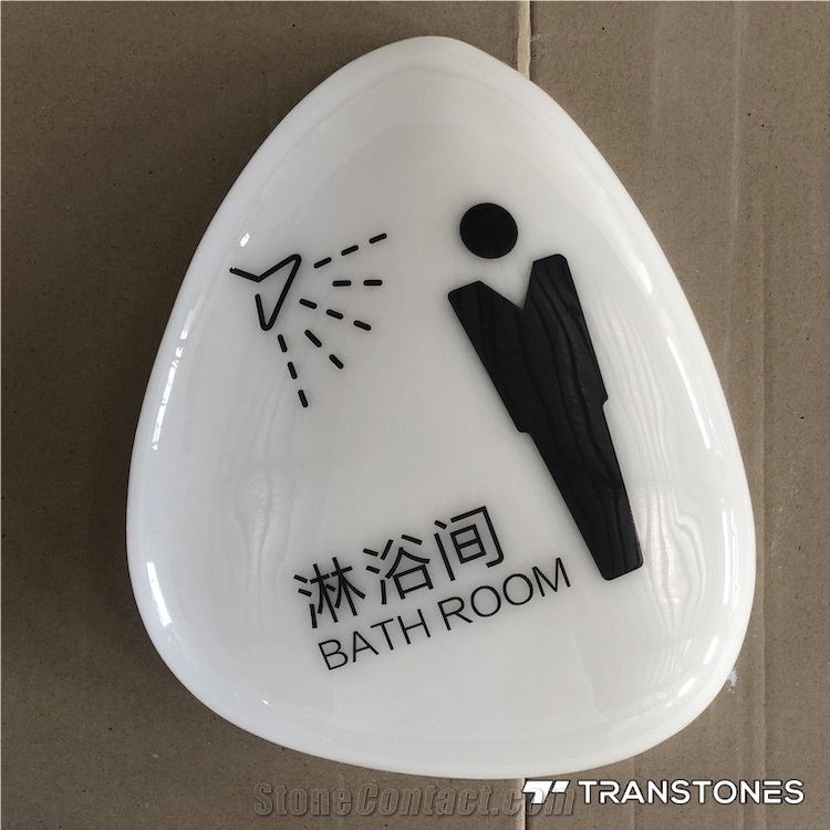 Customized Polished Alabaster Washroom Light Box