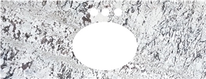 Alaska White Granite Prefab Countertops