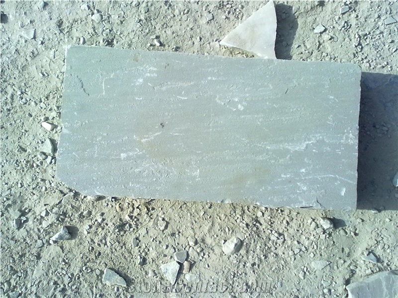 Kandla Grey Sandstone Pavers, Cobblestone