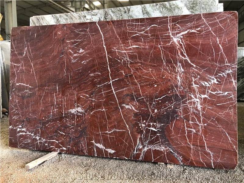 Red Levantino Marble Slab, Indo Levanto Red Marble Slabs