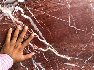 Red Levantino Marble Slab, Indo Levanto Red Marble Slabs