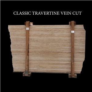 Classic Travertine Vein Cut Slabs