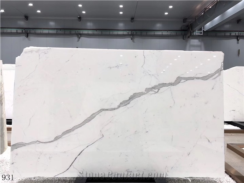 Bianco Calacatta Marmi Marmo Wall Stone Tile Slab