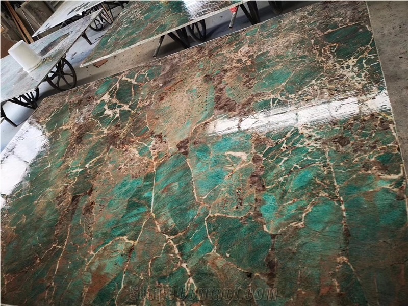 Brazil Amazon Green Quartzite Countertop Table