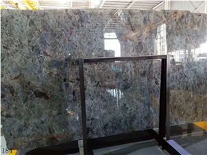 Brazil Blue Emerald Granite Labradorite Wall Stone