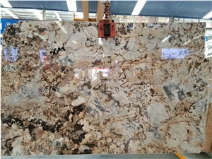 Butterfly Golden Yellow Granite Polished Slabs