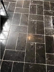 Cosmic Grey Marble Dark Natural Stone Floor Paving