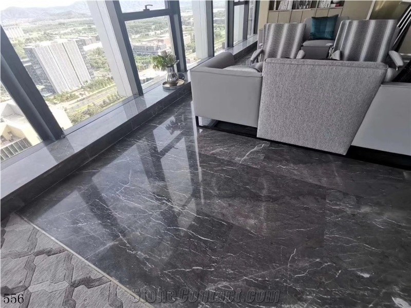 Germany Gray Marble Slabs 60x60cm Floor Tiles