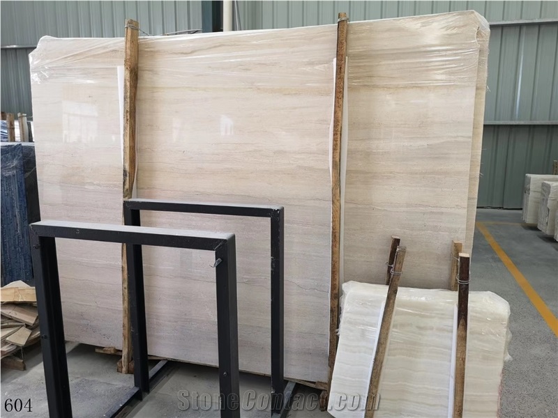 Ginkgo Wood Grain Marble China Beige Slabs