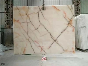 Golden Silk White Marble Wall Stone Tile Slab