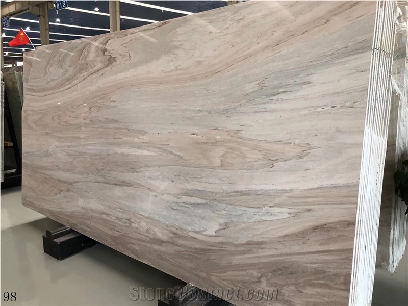 Palissandro White Bianco Marble Wood Classico