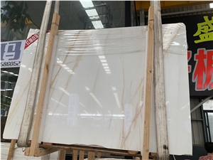Red Line White Jade Marble Red Spider Marble Slabs