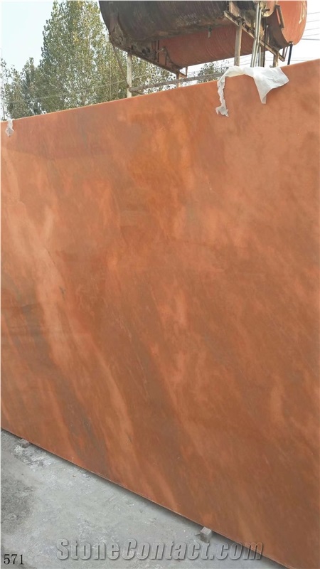 Wanxia Hong Red Sunset Marble Slabs Wall Paving