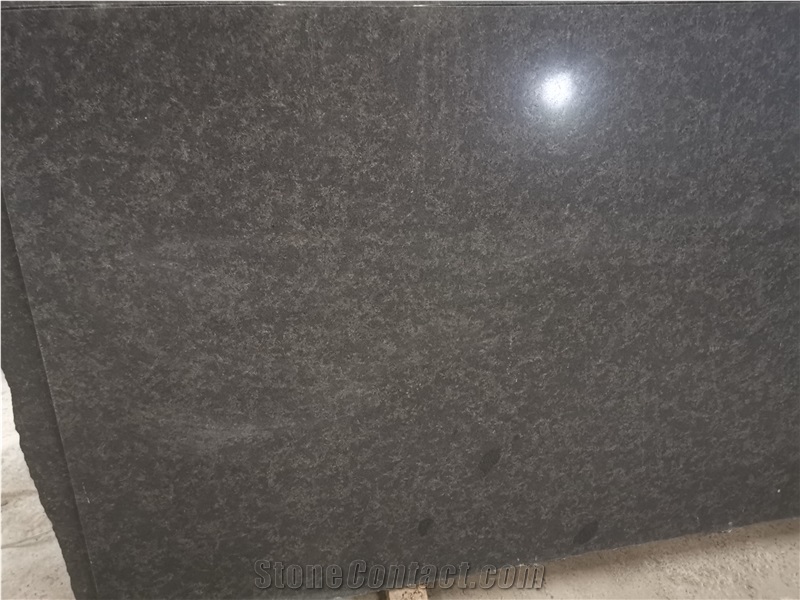 Zimbabwe Black Granite Slabs Polished Floor Tiles