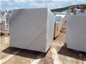 Turkish Denizli White Marble Blocks