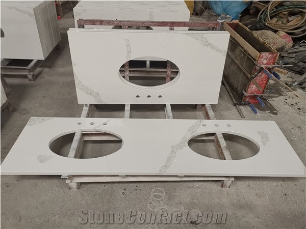 Artificial Stone White Quartz Countertop
