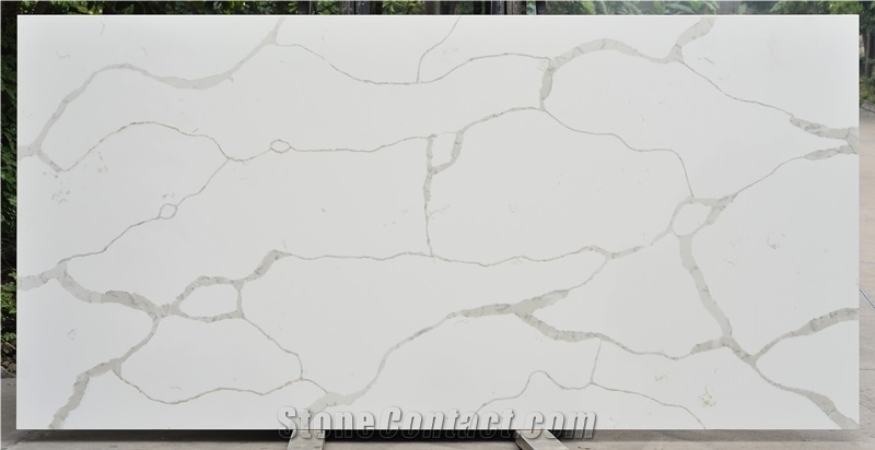 Artificial Stone White Quartz Slabs Wall Tiles