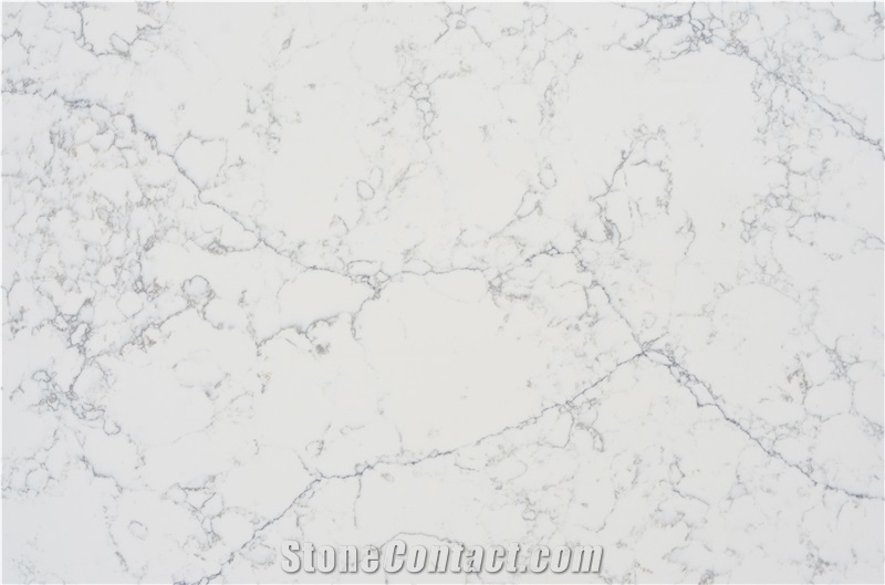 Carrara White Quartz Stone Artificial Stone Slab