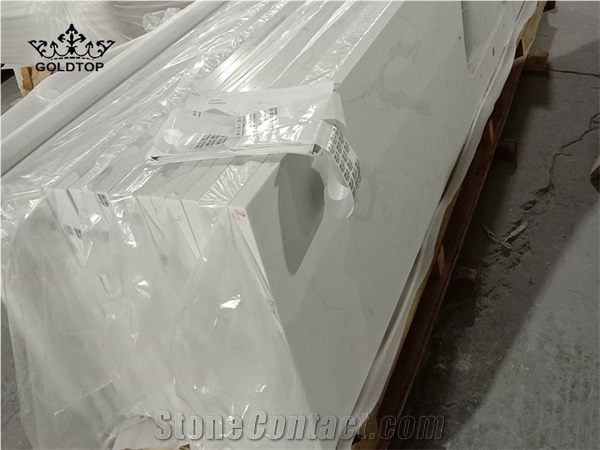 Ceasarstone 5151 White Quartz Stone Countertops Hot Sale