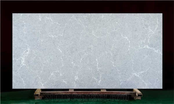 Ceasarstone Grey Solid Surface Slabs Quartz Stone