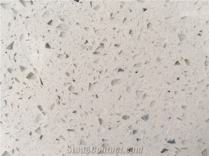 China Supplier Crystal White Quartz Stone Slabs