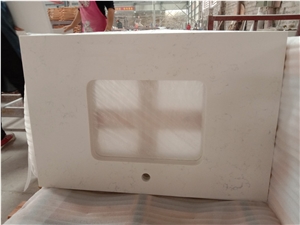 Goldtop White Carrara Quartz Countertop