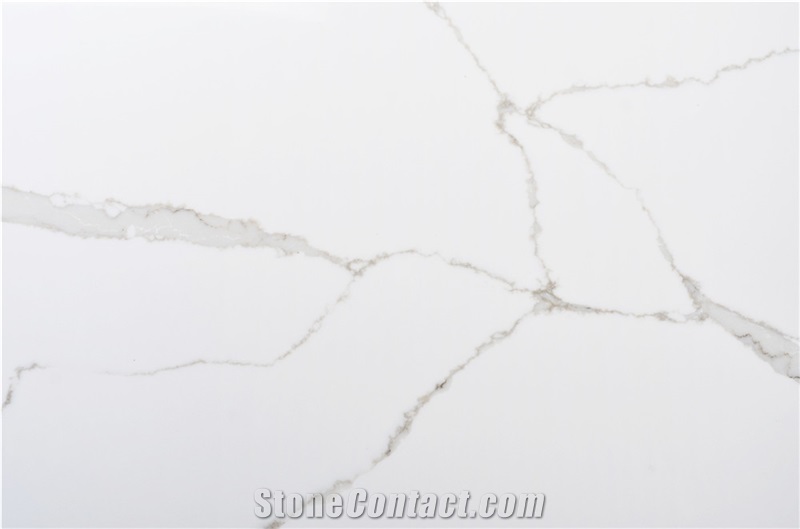 Kitchen Tiles Artificial Stone White Quartz Slabs