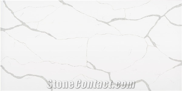 Quartz Stone White Calacatta Quartz Slabs
