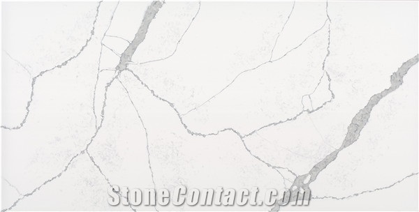 Quartz Stone White Calacatta Quartz Slabs