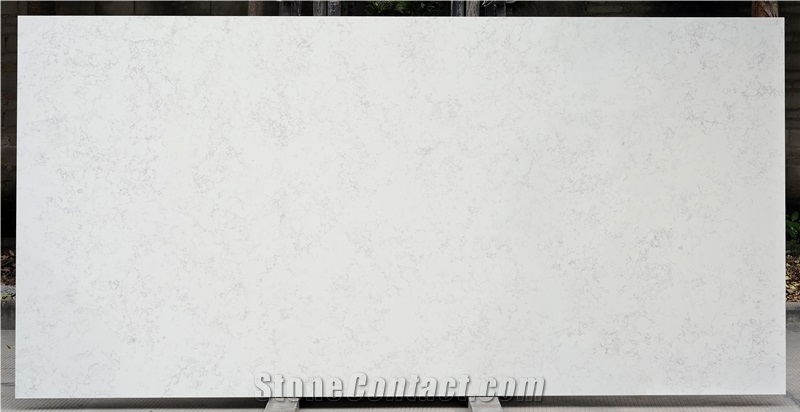 White Lines Artificial Tiles Quartz Stone Slabs