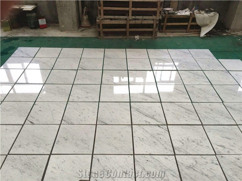 White Popular Carrara Quartz Stones Tiles