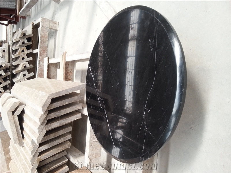 Black Marquina Marble Table Top