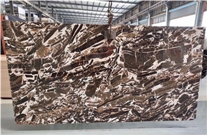China Kylie Brown Marble Floor Tile