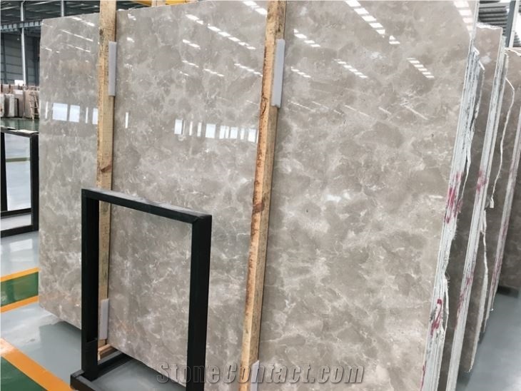 China Light Bosy Grey Marble Slab Tile